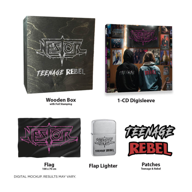Nestor "Teenage rebel" wooden box