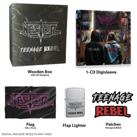 Nestor "Teenage rebel" wooden box