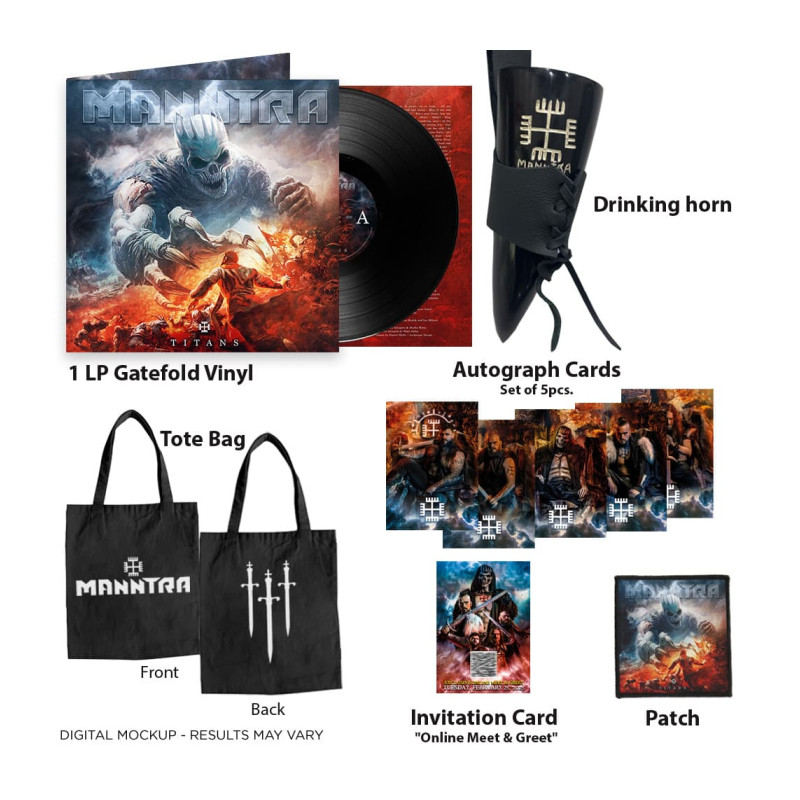 Manntra "Titans" LP vinilo Boxset