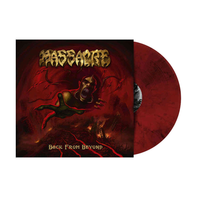 Massacre "Back from beyond" LP red marbled vinyl