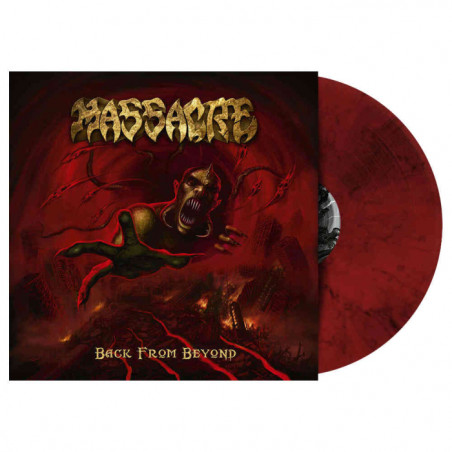 Massacre "Back from beyond" LP vinilo rojo marbled