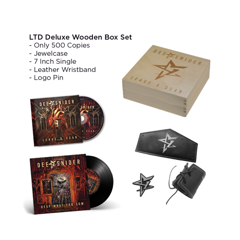Dee Snider "Leave a scar" Wooden Box