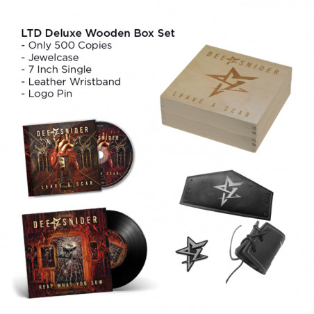Dee Snider "Leave a scar" Wooden Box
