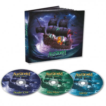 Alestorm "Live in Tilburg" Mediabook CD + DVD + BluRay