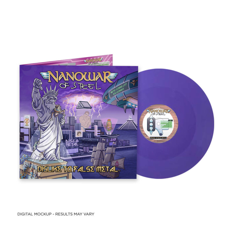 Nanowar Of Steel "Dislike to false metal" LP vinilo púrpura