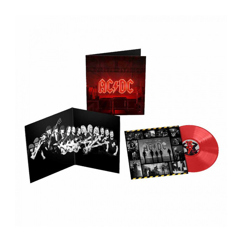 AC/DC "Pwr up" opaque red LP vinyl
