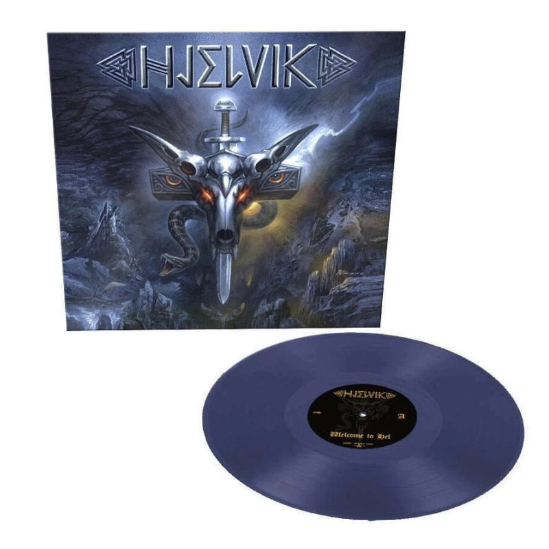 Hjelvik "Welcome to hel" LP vinilo azul frost bite
