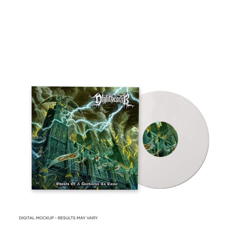 Nightbearer "Ghosts of a darkness to come" LP transparent white vinyl