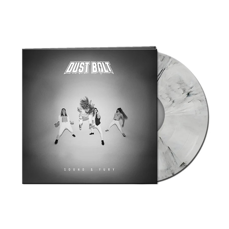 Dust Bolt "Sound & fury" LP white/black marbled vinyl