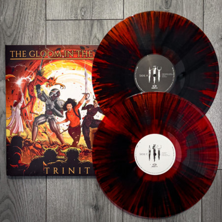The Gloom In The Corner "Trinity" 2 LP transparent red with black splatter vinyl