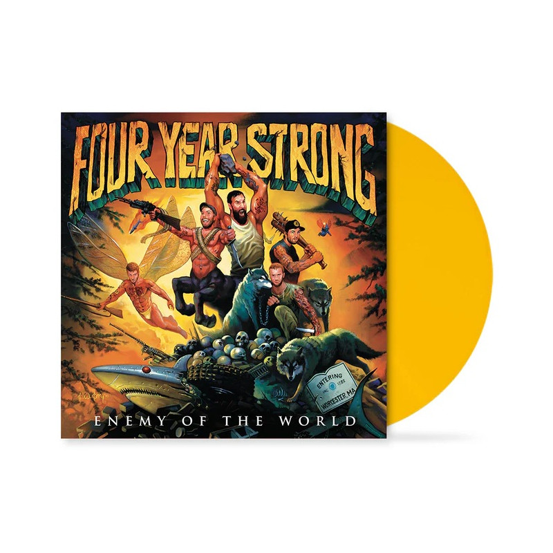 Four Year Strong "Enemy of the world" LP vinilo amarillo