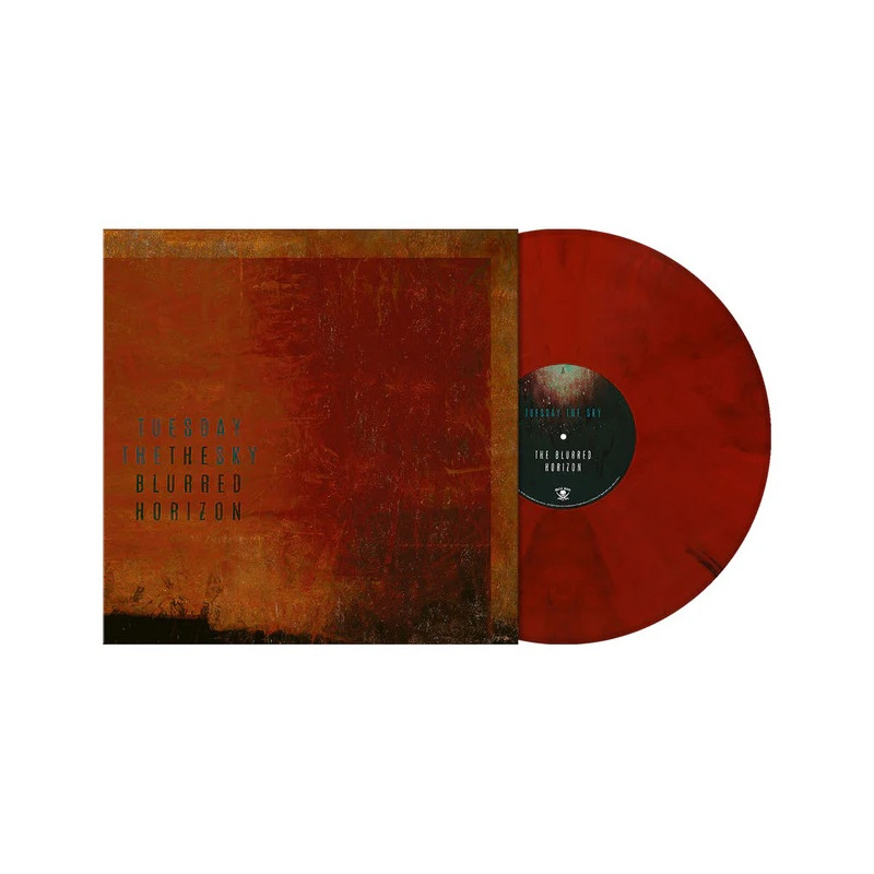 Tuesday The Sky "The blurred horizon" LP vinilo marbled naranja/rojo