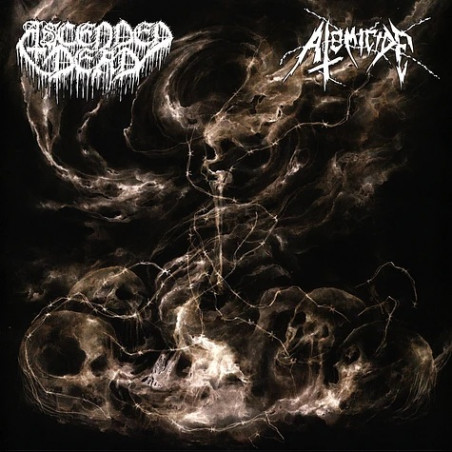 Ascended Dead/Atomicide "Split" EP vinilo transparente