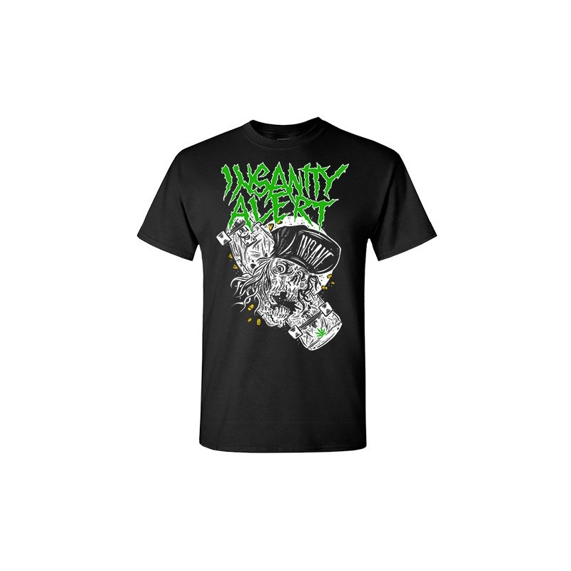 Insanity Alert "Skate skull" camiseta