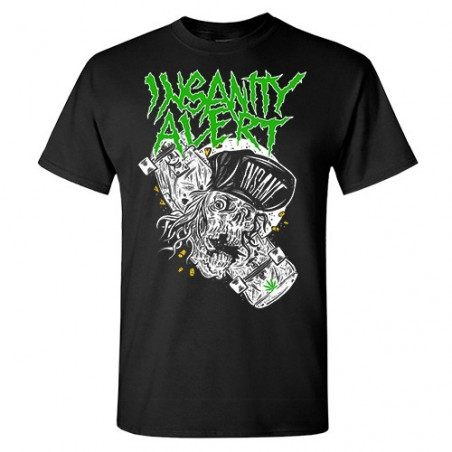 Insanity Alert "Skate skull" camiseta