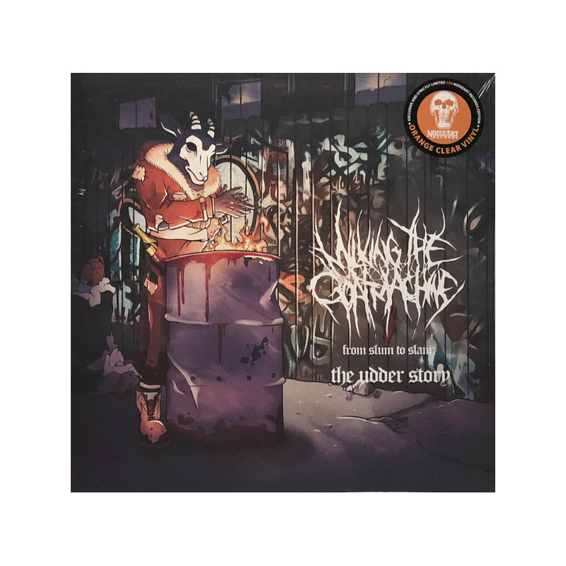 Milking The Goatmachine "From slum to slam: The udder story" LP clear orange vinyl