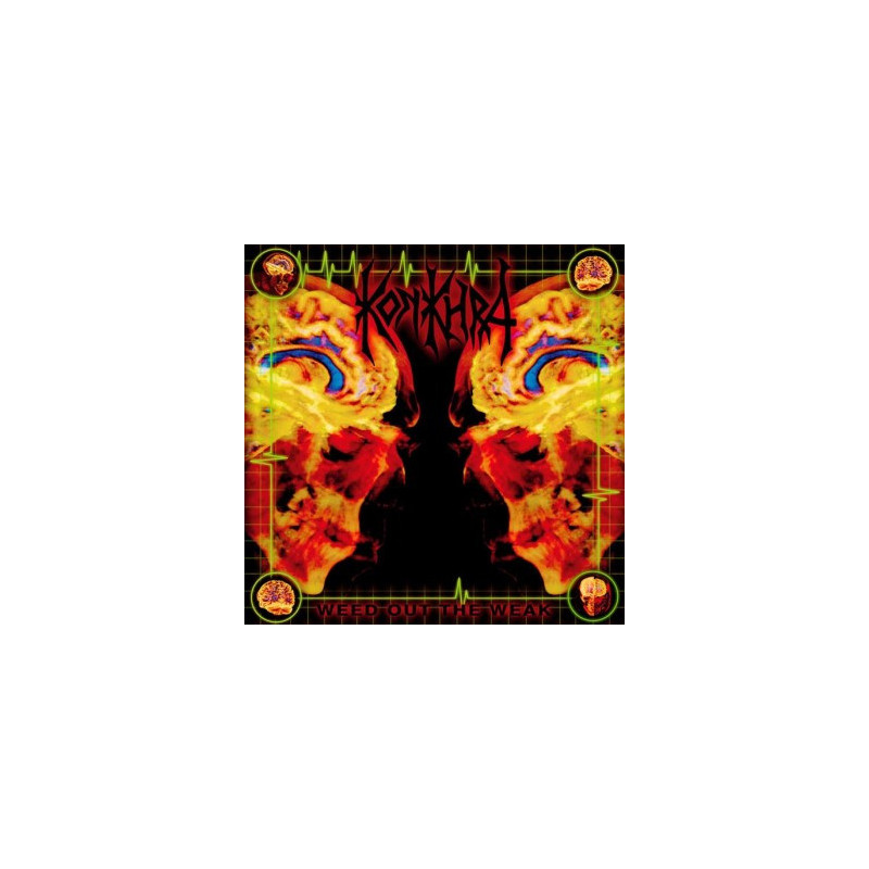 Konkhra "Weed out the weak" LP transparent red/black splatter vinyl