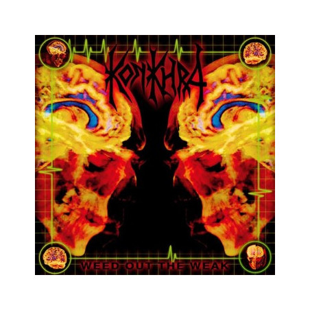 Konkhra "Weed out the weak" LP transparent red/black splatter vinyl