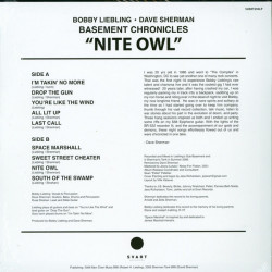 Bobby Liebling/Dave Sherman Basement Chronicles "Nite owl" LP vinilo