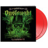 Onslaught "Live at the slaughterhouse" 2 LP red vinyl