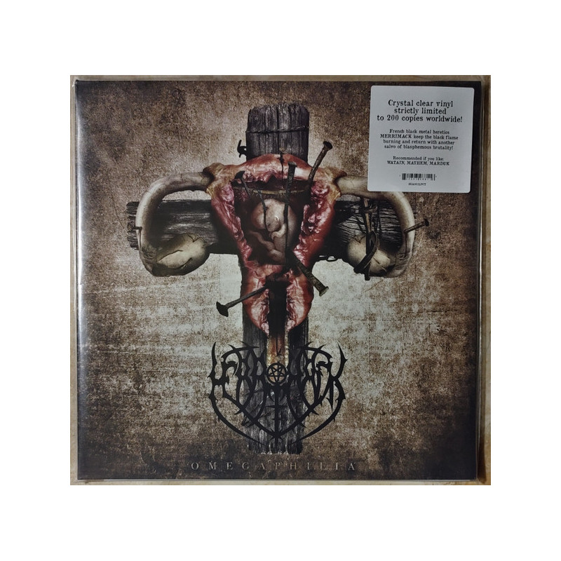Merrimack "Omegaphilia" LP crystal clear vinyl