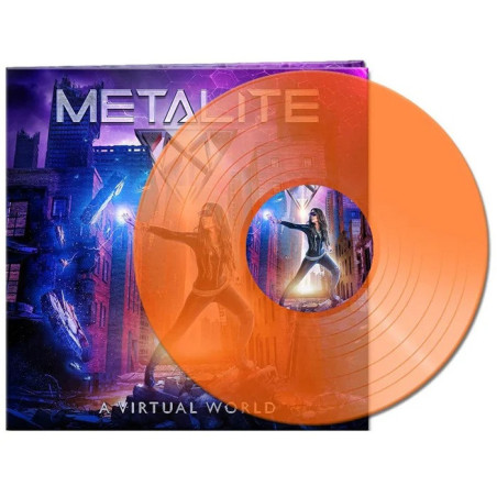 Metalite "A virtual world" LP vinilo naranja transparente