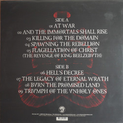 Rebaelliun "Burn the promised land" LP vinilo transparente
