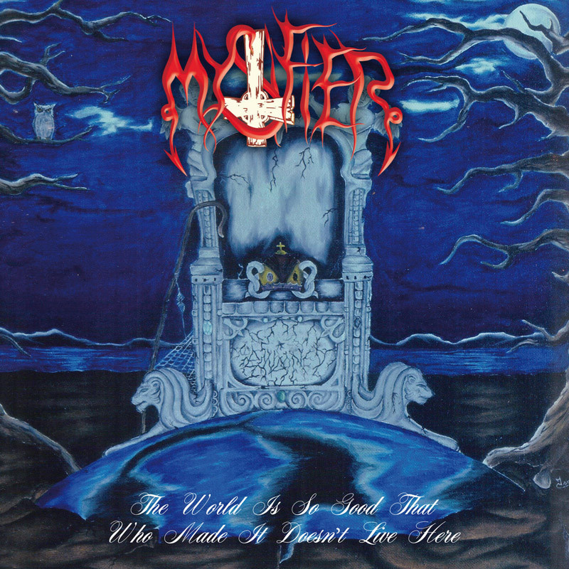 Mystifier "The world is so good that who made it doesn't live here" LP blue/white/black splatter vinyl