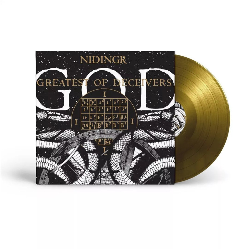 Nidingr "Greatest of deceivers" LP gold vinyl