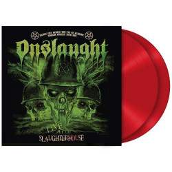 Onslaught "Live at the slaughterhouse" 2 LP vinilo rojo