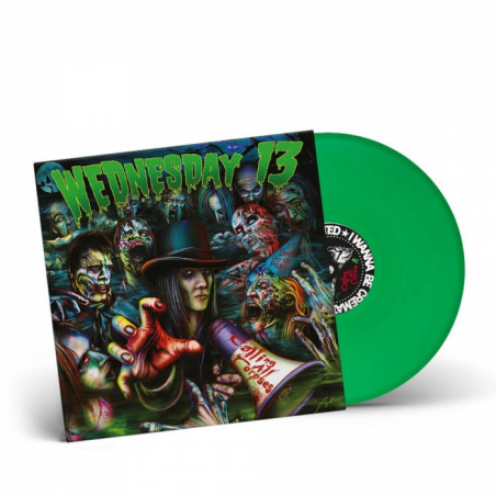 Wednesday 13 "Calling all corpses" LP green vinyl