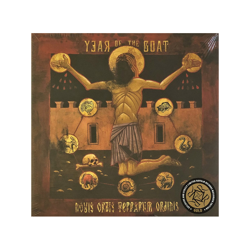Year Of The Goat "Novis orbis terrarum ordinis" LP gold vinyl