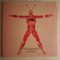 The Erkonauts "I shall forgive" LP vinilo rojo con puntos blancos.