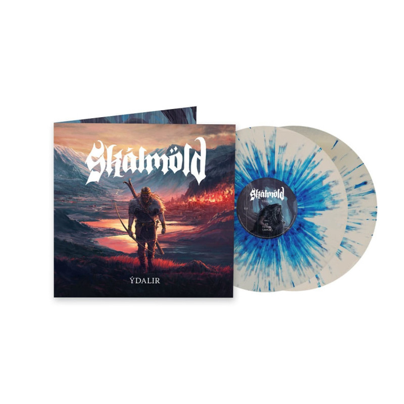 Skálmöld "Ydalir" 2 LP white/blue splatter vinyl