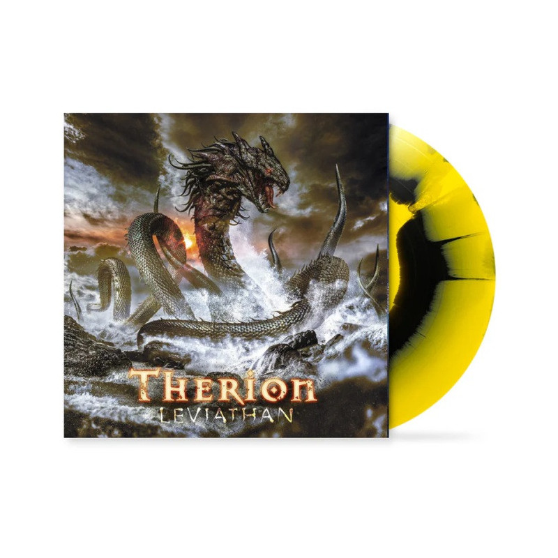 Therion "Leviathan" LP vinilo amarillo/negro inkspot