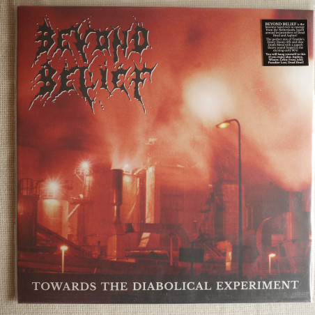Beyond Belief "Towards the diabolical experiment" clear splatter LP vinyl