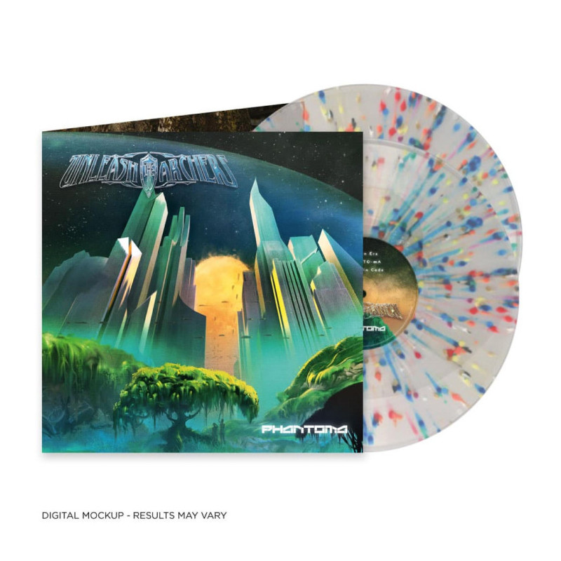 Unleash The Archers "Phantoma" 2 LP vinilo cristal multicolor salpicado