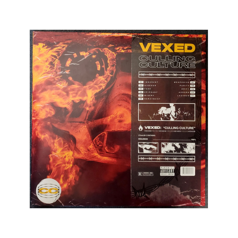 Vexed "Culling culture" LP transparent orange vinyl