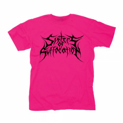 Sisters Of Suffocation "Pink logo" camiseta rosa
