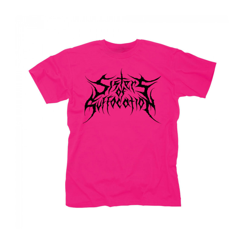 Sisters Of Suffocation "Pink logo" camiseta rosa