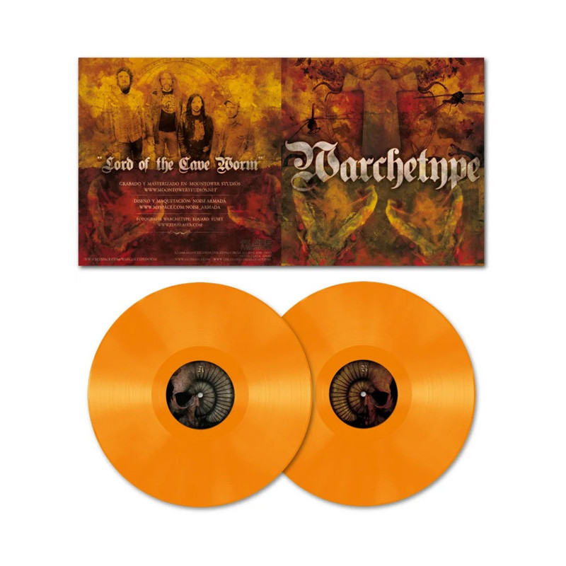 Warchetype "Lord of the cave worm" LP orange vinyl
