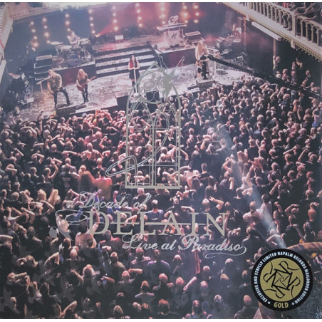 Delain "A decade of Delain. Live at paradiso" 3 LP vinilo dorado