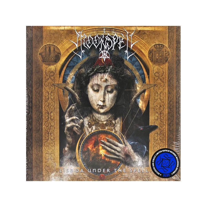 Moonspell "Lisboa under the spell" 3 LP vinilo azul