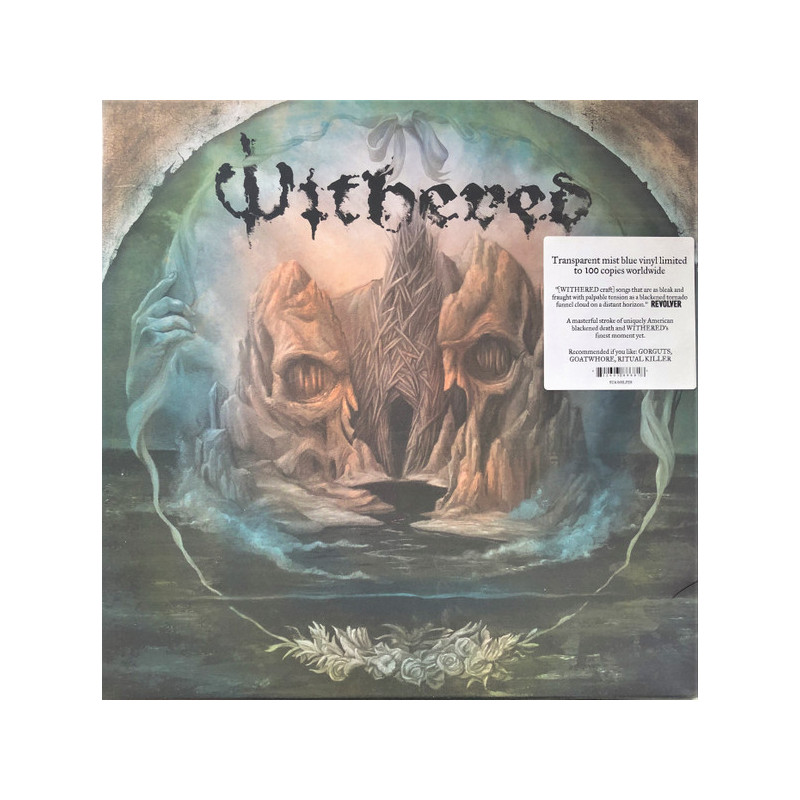 Withered "Grief relic" LP vinilo azul niebla transparente