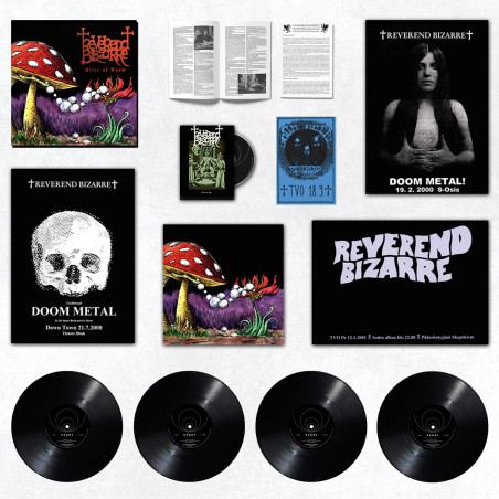 Reverend Bizarre "Slice of doom " Boxset 4 LP vinilo + DVD
