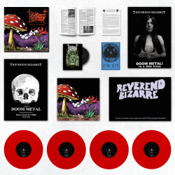 Reverend Bizarre "Slice of doom " Boxset 4 LP vinilo rojo + DVD