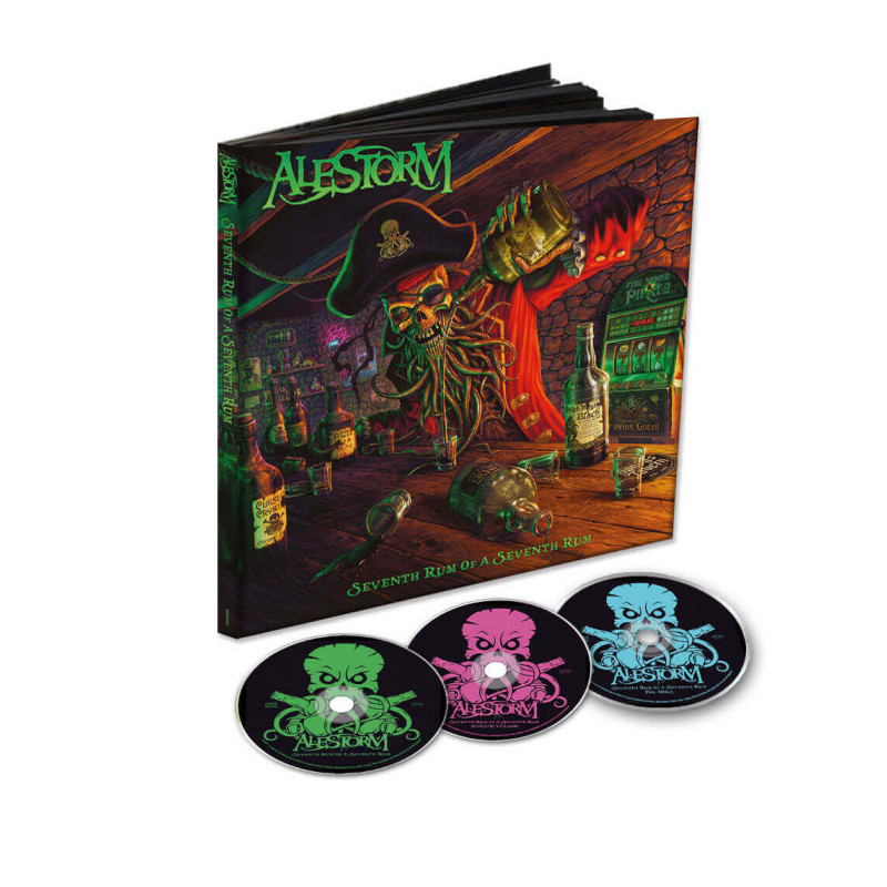 Alestorm "Seventh rum of a seventh rum" Earbook 3 CD
