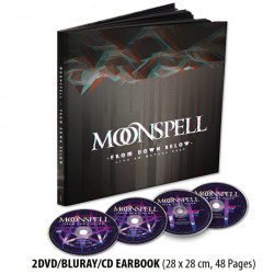 Moonspell "From down below. Live 80 meters deep" Earbook CD + 2 DVD + BluRay