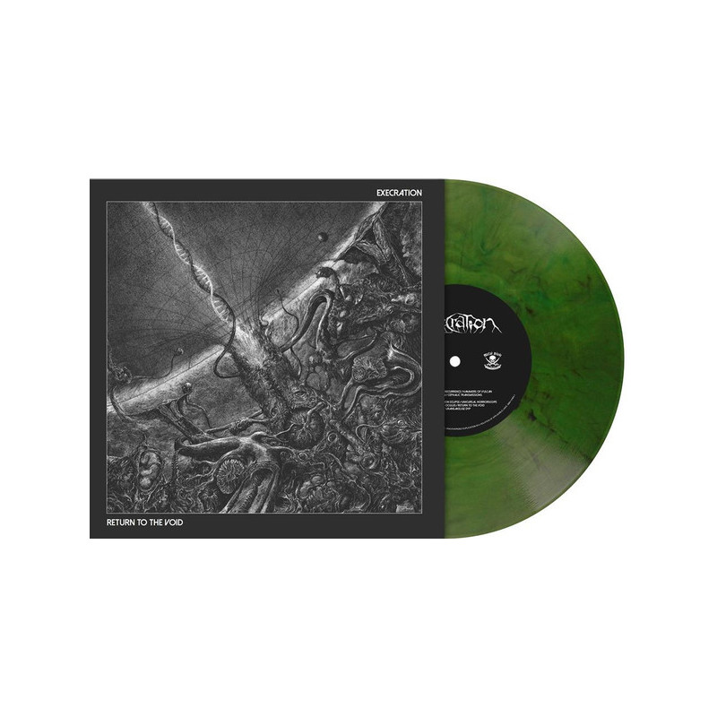 Execration "Return to the void" LP pot green marbled vinyl