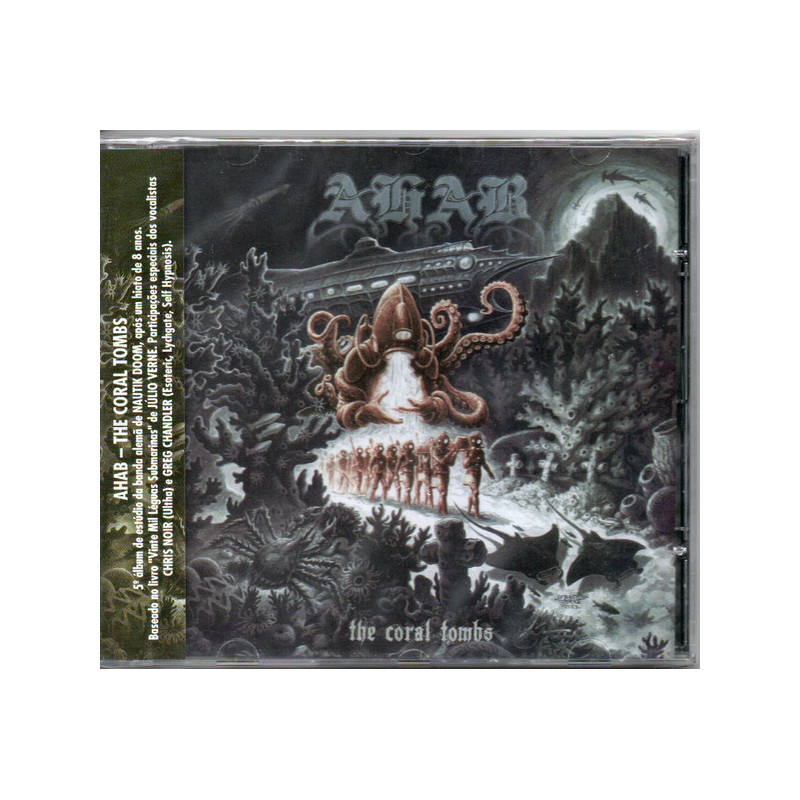 Ahab "The coral tombs" CD Digipack Brazil edition